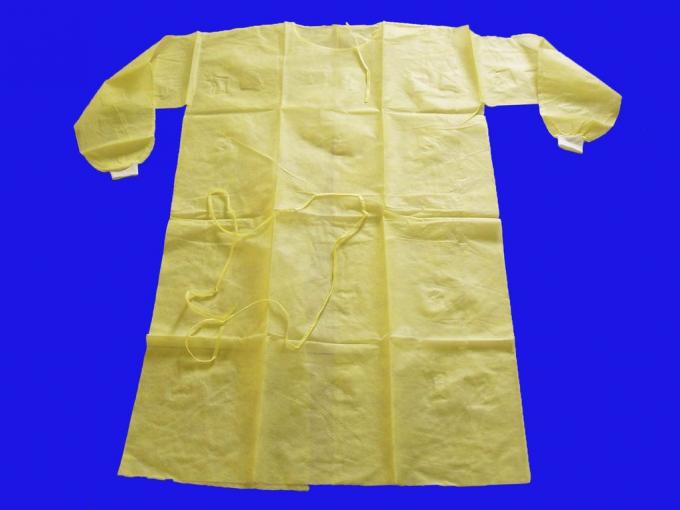 医学の白い保護つなぎ服、使い捨て可能で白いペインターのオーバーオール