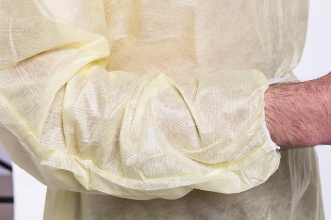 Gown For Eliminates S-3XLのサイズの使い捨て可能な博士のクロス汚染