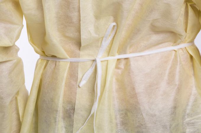 Gown For Eliminates S-3XLのサイズの使い捨て可能な博士のクロス汚染