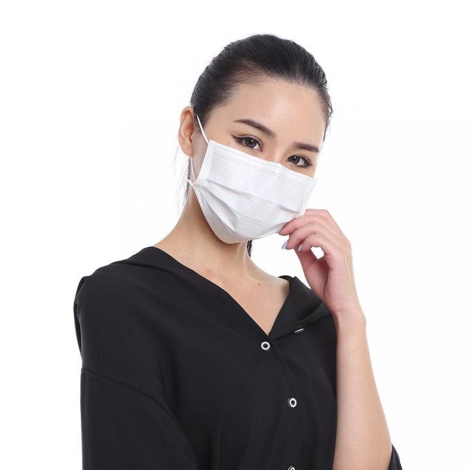 反塵の使い捨て可能な3つの層マスク、非編まれた使い捨て可能なマスク