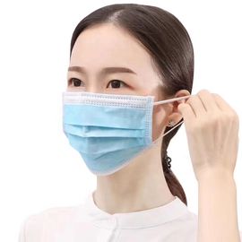 完全で使い捨て可能な塵の口のマスク非編まれた3つの層のマスクの抗菌